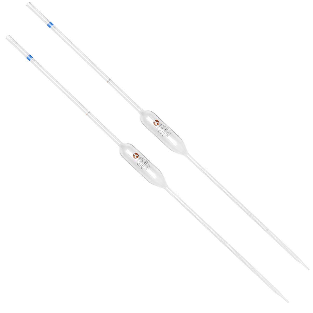 Buy Hemobllo 2 Pcs Transfer Pipette Borosilicate Glass Volumetric