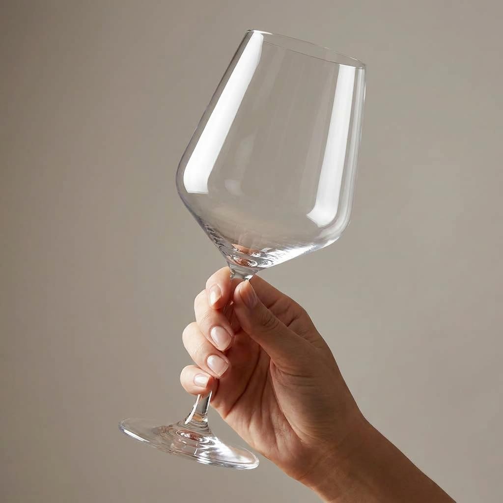 Generisch Lot de 4 verres à vin en Tritan de qualité supérieure (400 ml) incassables et transparents - Verres d'extérieur incassables avec tige - Pour camping, piscine, pique-nique et jardin - Sans
