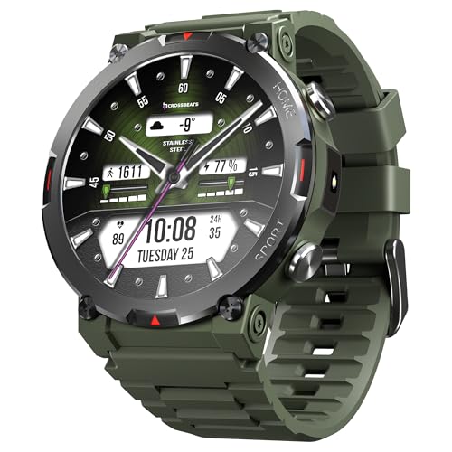 CrossBeats Everest 2.0 Smart Watch for Men 1.43" True AMOLED, Alw...