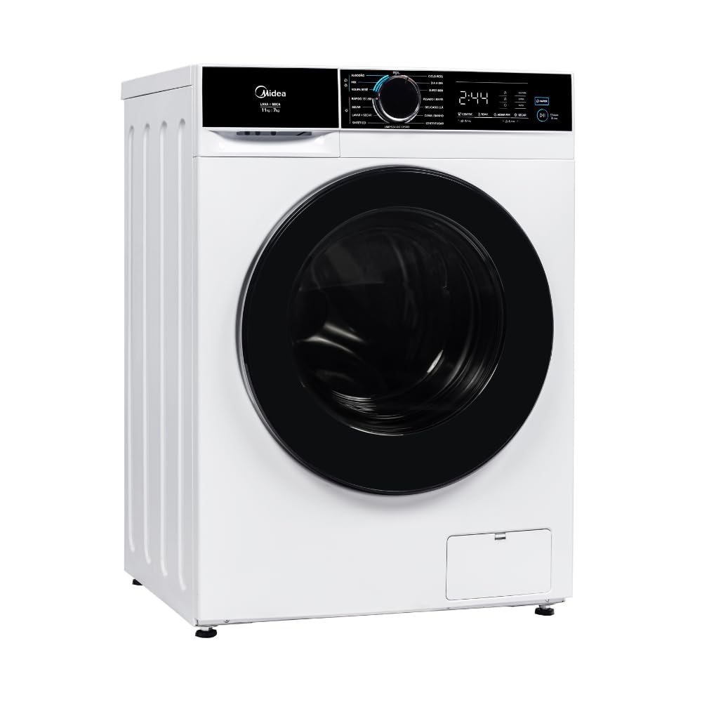 Midea Lava e Seca 11kg Branca Ciclo Pets Inverter 220v com Função Vapor