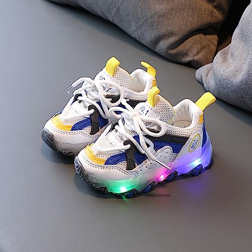 Baby Kids Led Shoes Lightweight Breathable Luminous Running Tennis Boys Girls Non Slip Family Party Sneakers3
