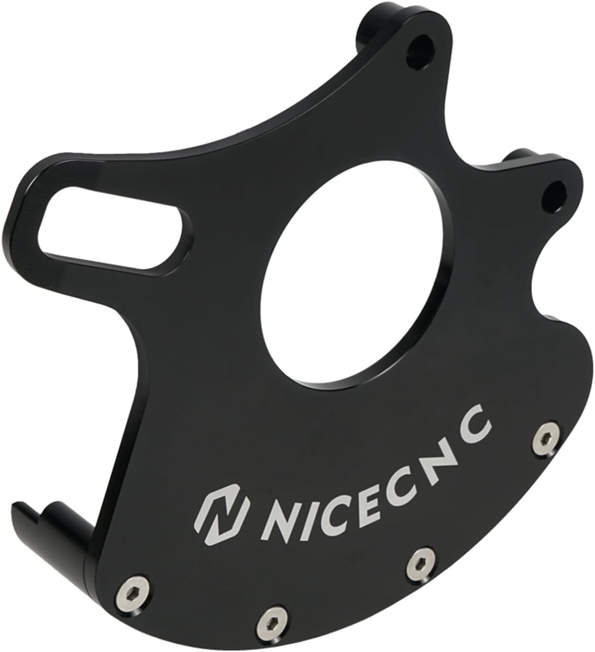 NICECNC Brake Caliper Bracket Compatible with Yamaha Raptor 700 YFM700 2013, 2015-2024, Raptor 700R YFM700R 2013, 2015-2024, Raptor 700R YFM700R SE 2017-2024, See Fitments, Black