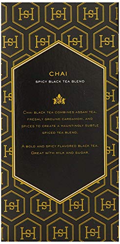 Harney & Son's Chai Tea Box Of 20 Teabags Two Pack (40 Teabags) - Masali Chai Tea With Cardamom, Vanilla, And Zesty Spices - Spicy Black Chai Tea Blend - 20 Wrapped Tea Bags Per Box, 40 Total #TOP1