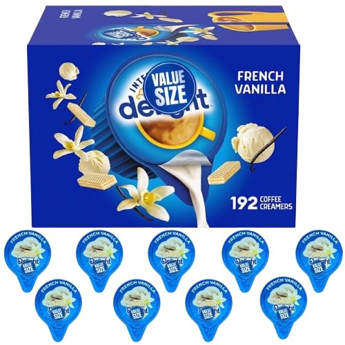 French Vanilla Coffee Creamer Singles 192 Creamer Singles Included Great for Offices Restaurants Coffee Bar Gift and Homes