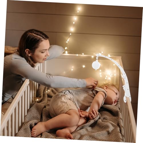 Support mobile pour lit VICASKY avec bras pour berceau et boîte à musique