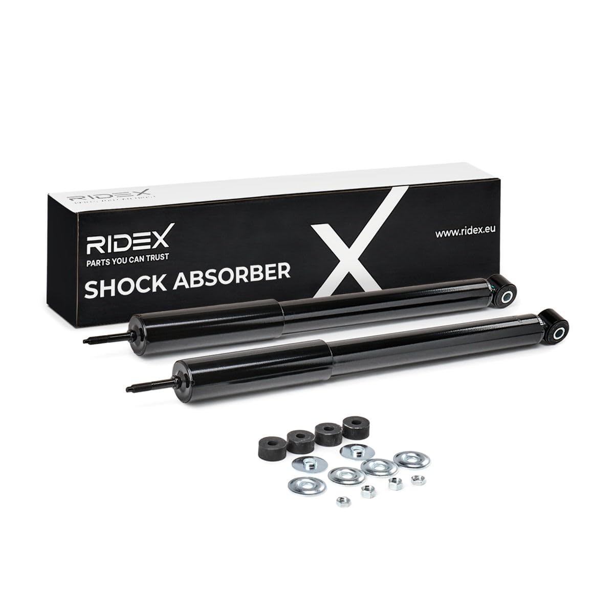RIDEX 2x Amortisseur Arrière Pression de gaz Compatible avec RENAULT 19 2 3/5 portes B/C53 19 1 3/5 portes B/C53 19 2 Cabriolet D53, 853 19 2 Chamade L53 19 1 Chamade L53