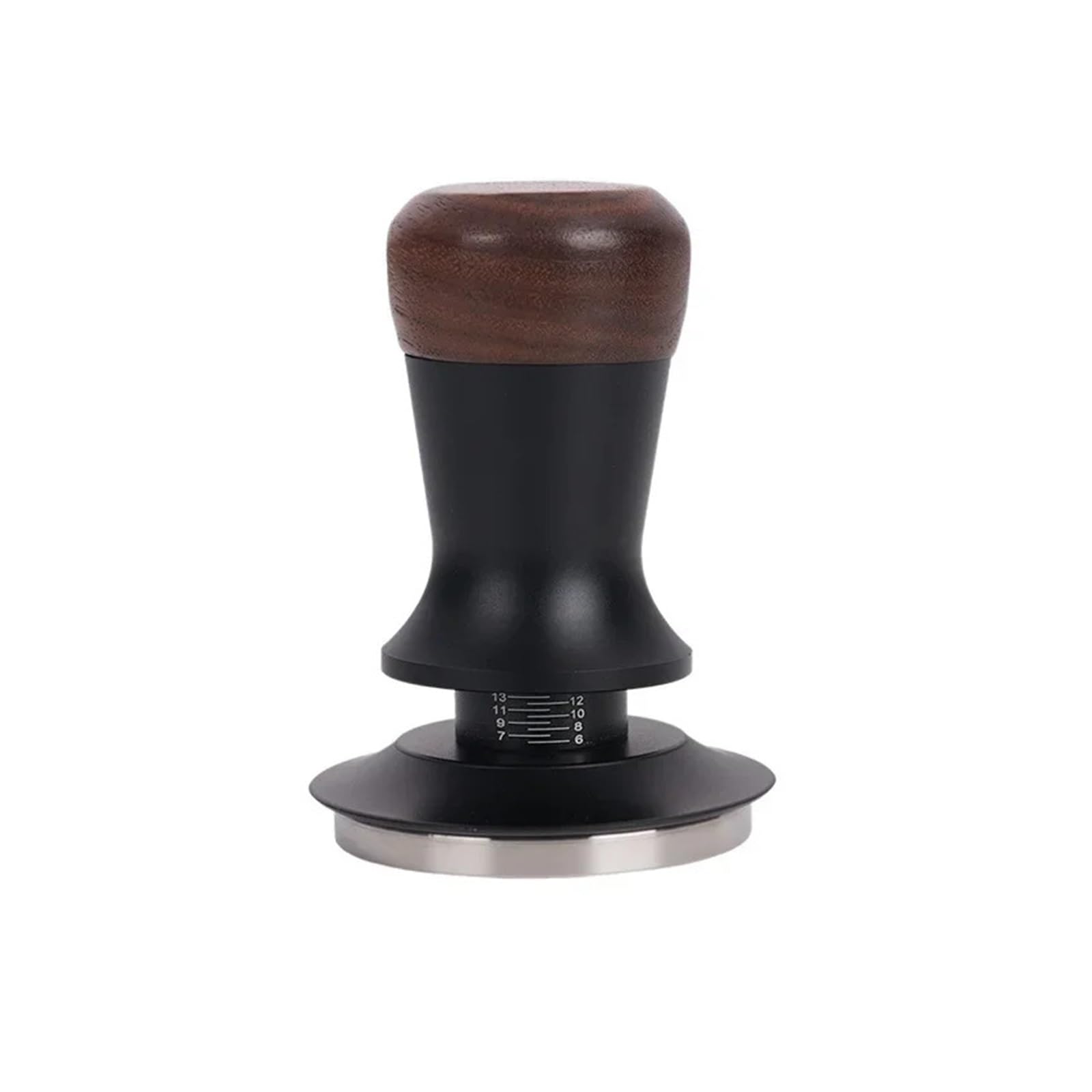 General 51/54/58mm café Tamper Base ondulada nivelación presión constante Manual Espresso herramienta profesional Barista(Thread bottom-58mm)