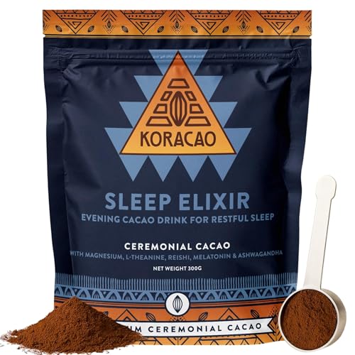 KORACAO Sleep Elixir Cacao Blend – Ceremonial-Grade Cocoa Drink with