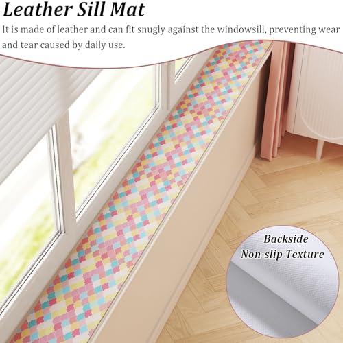 Tapis absorbant pour rebord de fenêtre étanche et lavable