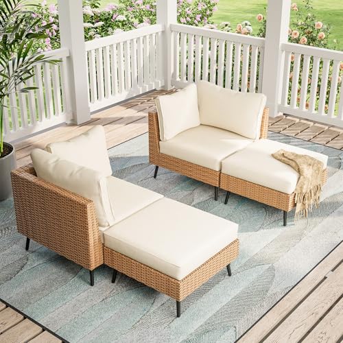 LAUSAINT HOME Outdoor Sectional Sofa Set