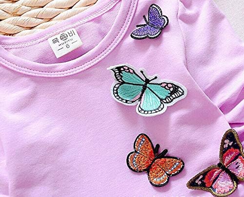Yao Infant Little Baby Girls Clothing Set 2 Pieces Set Long Sleeve T Shirt and Skirt Pants - Image 3