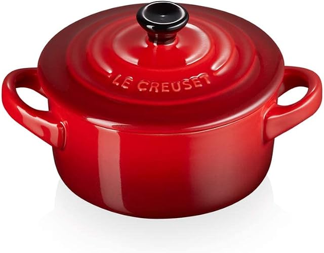 Le Creuset Stoneware Petite Round Casserole, 0.25 L, Cerise, 71901100600100