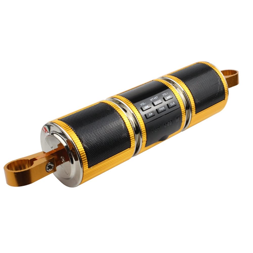 coche moto Bluetooth MP3 Audio Retrofit audio impermeable altavoz multifunción con pantalla doble altavoces