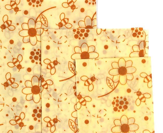Film fraîcheur réutilisable en cire d'abeille protecteur et lavable pour plats