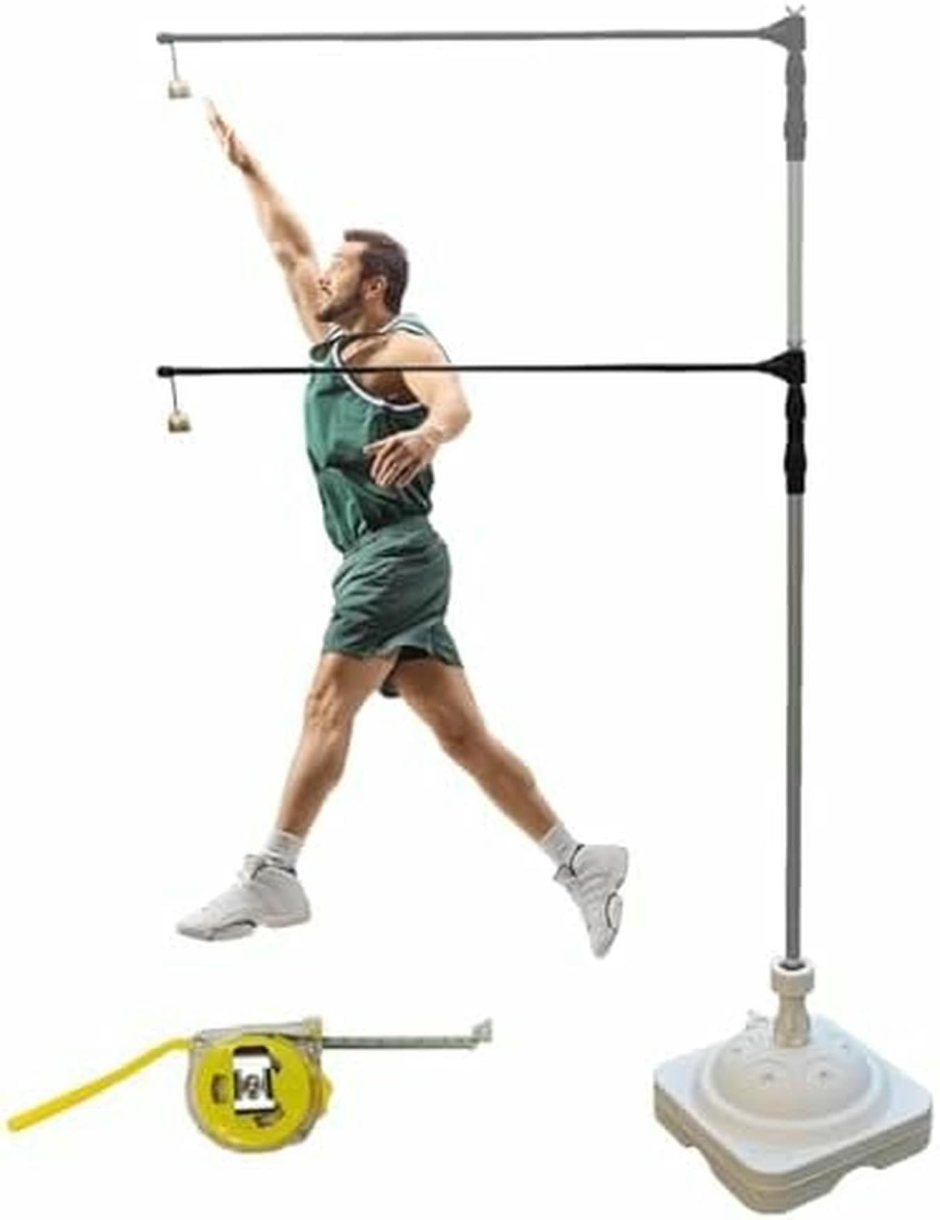 Probador de salto vertical para adultos medidor con regla y campana para entrenamiento físico