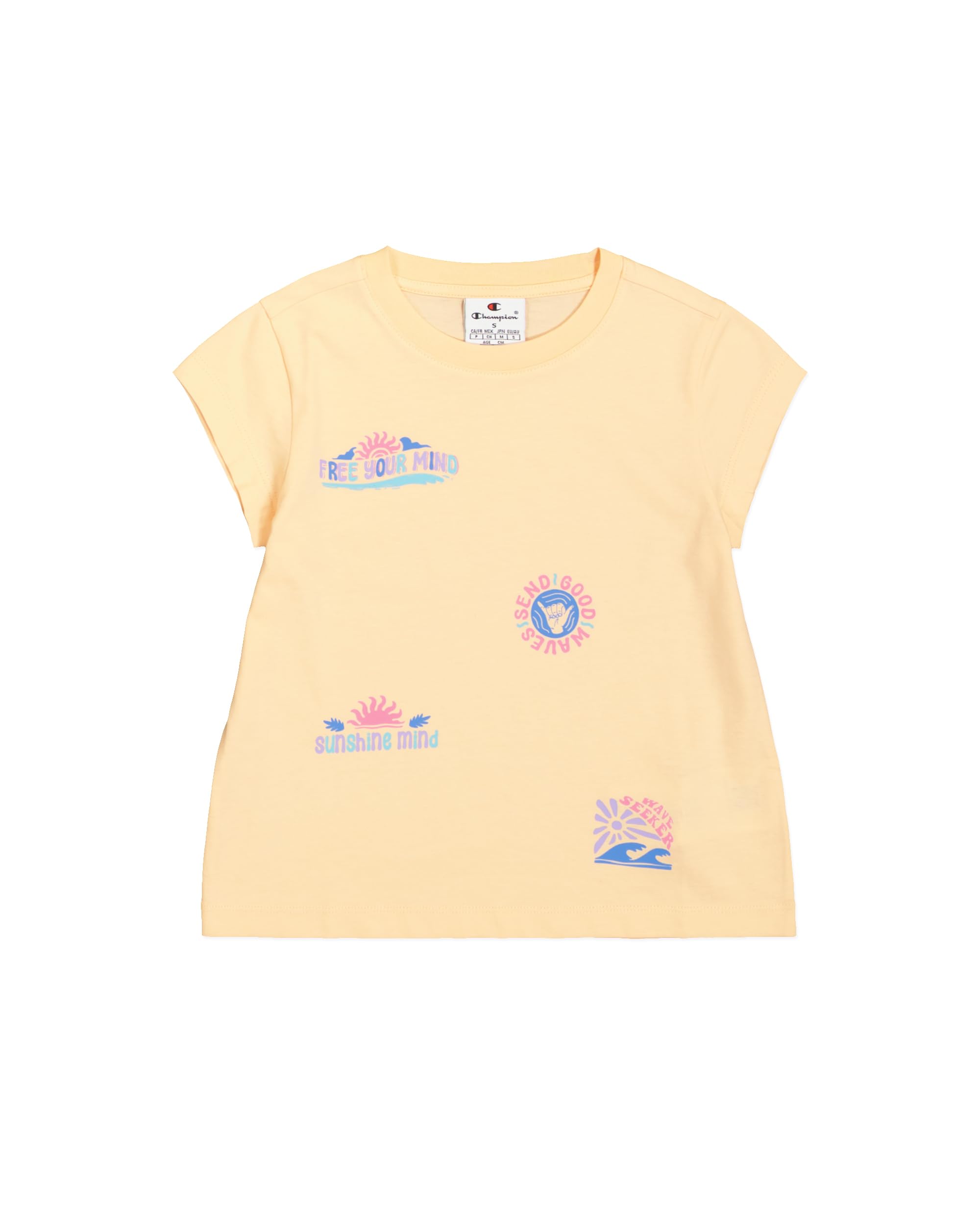 Champion Girls Pink (Ps196) 'S Legacy - Graphic Crewneck T-Shirt, Xs
