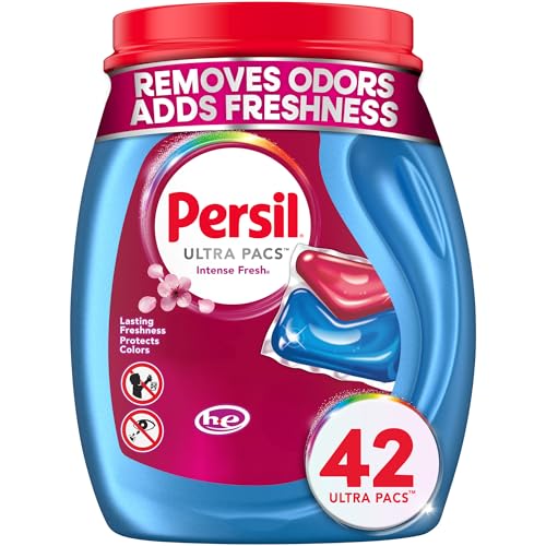 Persil Ultra Pacs Intense Fresh Everyday Clean Laundry Detergent, 42 count