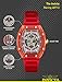 Invicta Racing Men 48.5mm Plastic Gold + Red Grey+Red dial VH61 Quartz