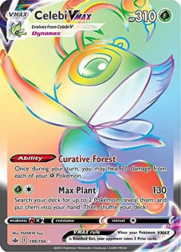 Celebi VMAX - 199/198 - Secret Rare - Sword & Shield - Chilling Reign