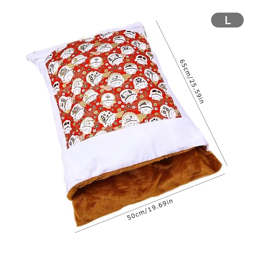 Sac de couchage chaud pour chat lavable et douillet