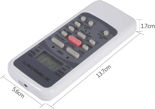 Universal Air Conditioner Remote Controller, Air Conditioner Remote Control Replacement Fit for R51M/E, Compatible with R51 Series R51/E R51/CE R51M/CE R51D/E R51M/BGE Air Conditioner