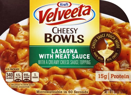 Velveeta Cheesy Skillets Singles 9 Oz. (Pack of 3) Lasagna with Meat Sauce