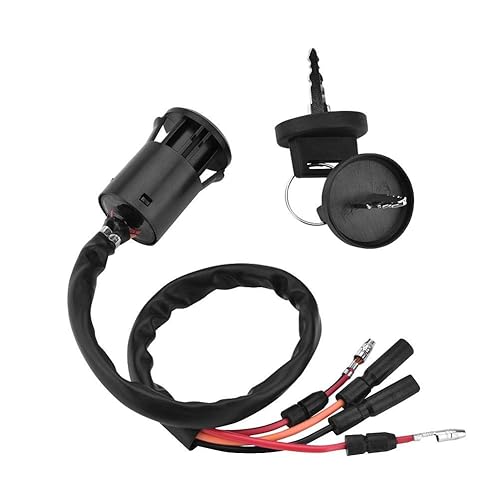 Miniatura 5 de Interruptor de encendido de 4 cables con llave 35010-HC4-670 35100-HM5-671 para TRX300FW ATV Quad 300 1988 1989 1990 1991 1992 1993 1994 1995 1996