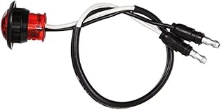Truck-Lite 33075R 33 Series Red LED Marker/Clearance Lamp (PC Rated Grommet Kit LED)