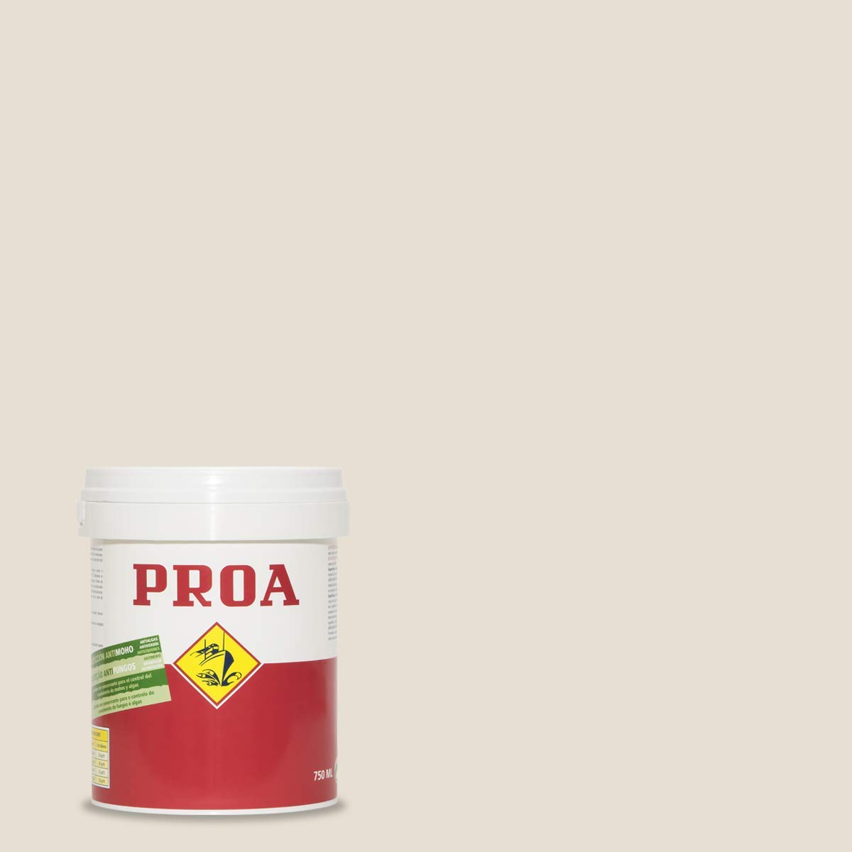 Proa. Pintura plástica satinada PROA antimoho, ABEGONDO. 4 L
