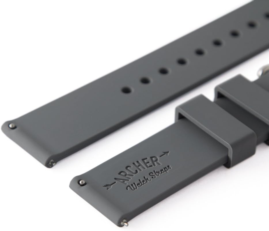 Archer Watch Straps - Soft Silicone Quick Release Watch Bands