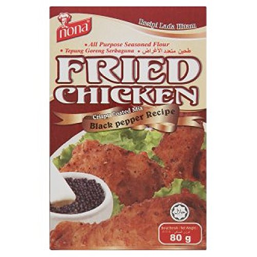 Nona Fried Chicken Black Pepper Recipe All Purpose Seasoned Flour 80g (12 Pack) image 2