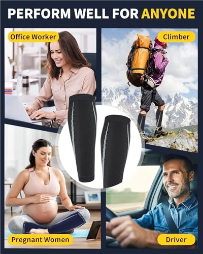 Pantorrilleras compresion JTKSSCS con soporte elástico transpirable 5