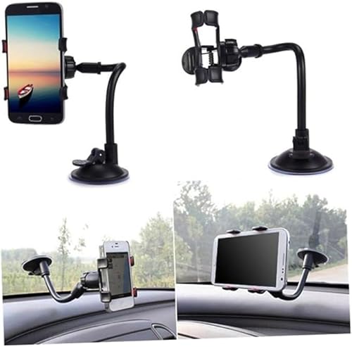 Suporte de Celular P/CARRO Preto Haste Manipulavel Dobravel GROSSA Universal P/Celulares Suporte de