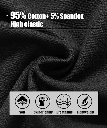 GFQLONG 5 Pack Toddler Boys Girls Cotton Athletic Running Shorts, Kids Summer Casual Fashion Soccer Shorts2