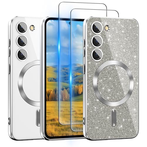 Samsung Galaxy S23 P[X MagSafeΉ [Ob^[J[h&HDXN[veN^[2] 킢LL [΂݂Ȃ]AX ϏՌ h~ \tgNAP[X p Vo[