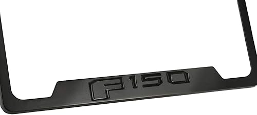 Miniatura 3 de License Frame Inc. Ford F 150 Marco de matrícula de metal estilo oscurecido