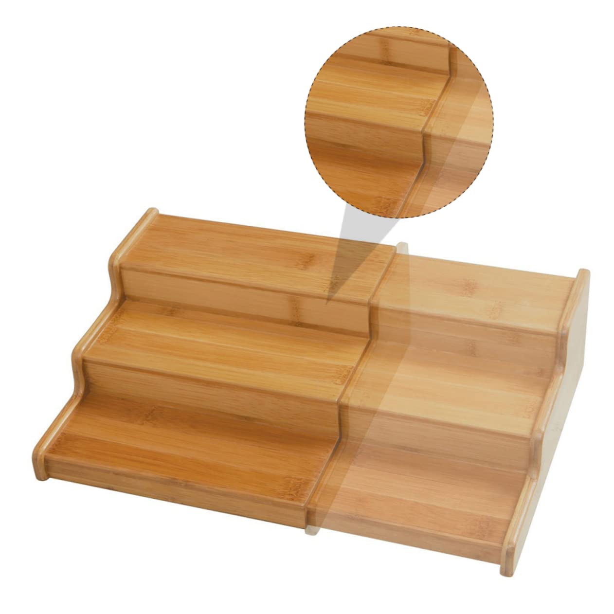 Veemoon Étagère à Épices Extensible Organisateur de Cuisine pour Pots et Bouteilles Rangement Pratique pour Condiments et Ustensiles