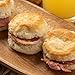 Rays Country Ham Biscuit Cuts | 2.5 lb. / 5-8 oz. Packs | 2 Oz. slices for Biscuits | The Real Thing | Authentic Blue Ridge Mountain Dry-Cured