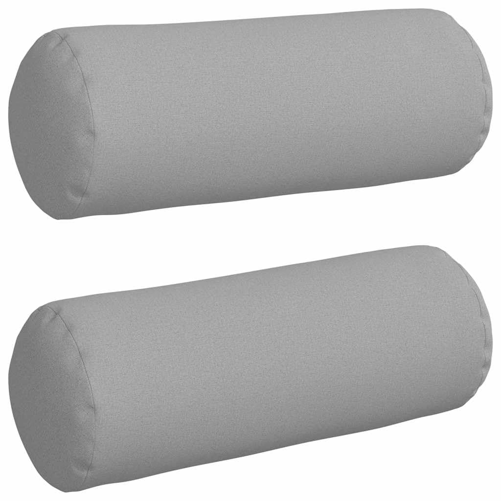 Set di 2 cuscini per divano, 25 x 70 cm, rivestimento sfoderabile in morbido tessuto, per camera da letto, soggiorno e ufficio, colore: grigio nuvola