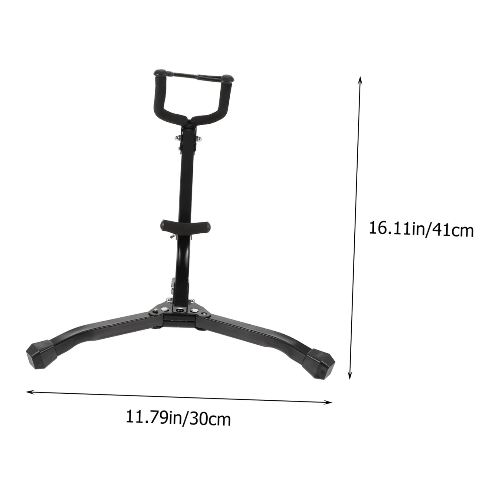 FUNOMOCYA Sturdy Saxophone Stand Metal Construction Foldable Portable for Exhibiti