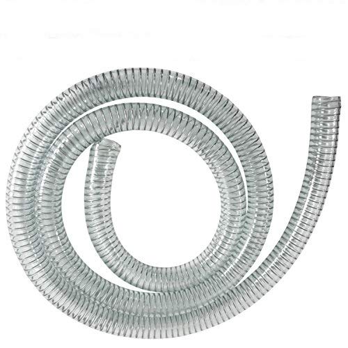 Dieselschlauch, Benzinschlauch für Ölpumpe, Ölschlauch, Spiralschlauch Saug-/Druckschlauch für Diesel Pumpe Heizöl Pumpe Wasserpumpe (Spiralschlauch 1 Zoll - 15m)