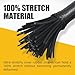 Marine Grade Bungee Cords Heavy Duty Outdoor - Bungee Cord Roll - 100% Stretch Elastic Cord and Absorbent Bungee Shock Cord for Kayak Deck, Camping, Crafting (1/4