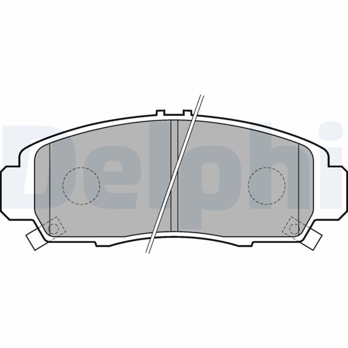 Delphi Fren Balatası Ön Honda Accord VII 2.0 03-08, Accord VII Tourer 2.0/2.4 03-08 LP1704