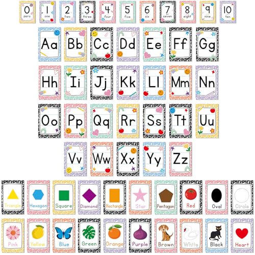 Cartes d'apprentissage et posters alphabet pour animer le tableau d'affichage