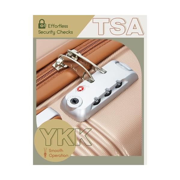 Luggage Sets 3 Piece Suitcases With Wheels Hardshell Suitcase Set Abs Carry On Luggage Set With Tsa Lock Travel Luggage