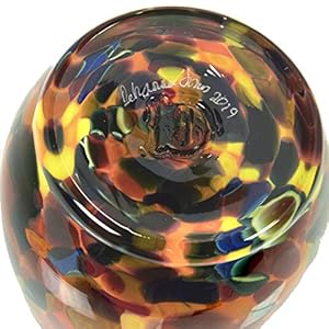 Votivecandleholdertealighthandmadeblownglassaccentvasecenterpiecehomedecorartistdehannajonesseattlewaorangemmhalloweennight Urban Country Home Decor Votive candle holder tea light handmade blown glass accent vase centerpiece home decor artist dehanna jones seattle wa orange mm halloween night urban country home decor