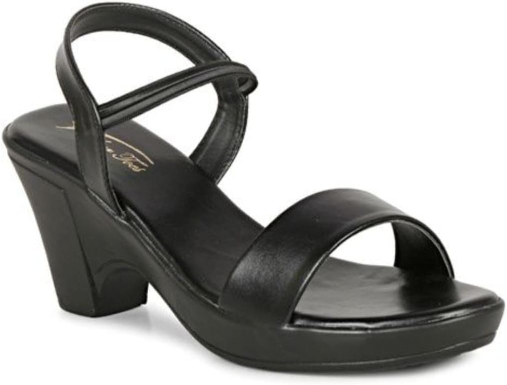 GenericBLACK HEELS SANDALS | BROADWAY FOOTWEARS | size 37