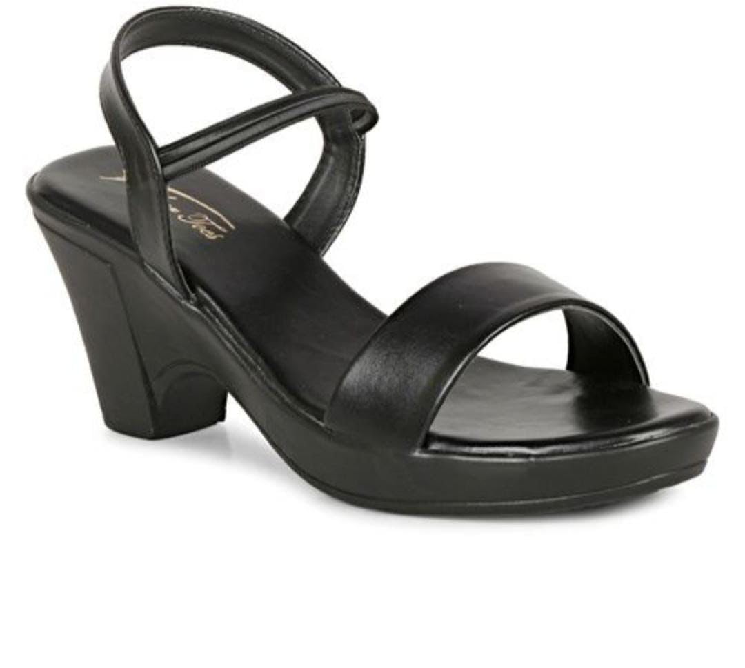 GenericBLACK HEELS SANDALS | BROADWAY FOOTWEARS | size 37