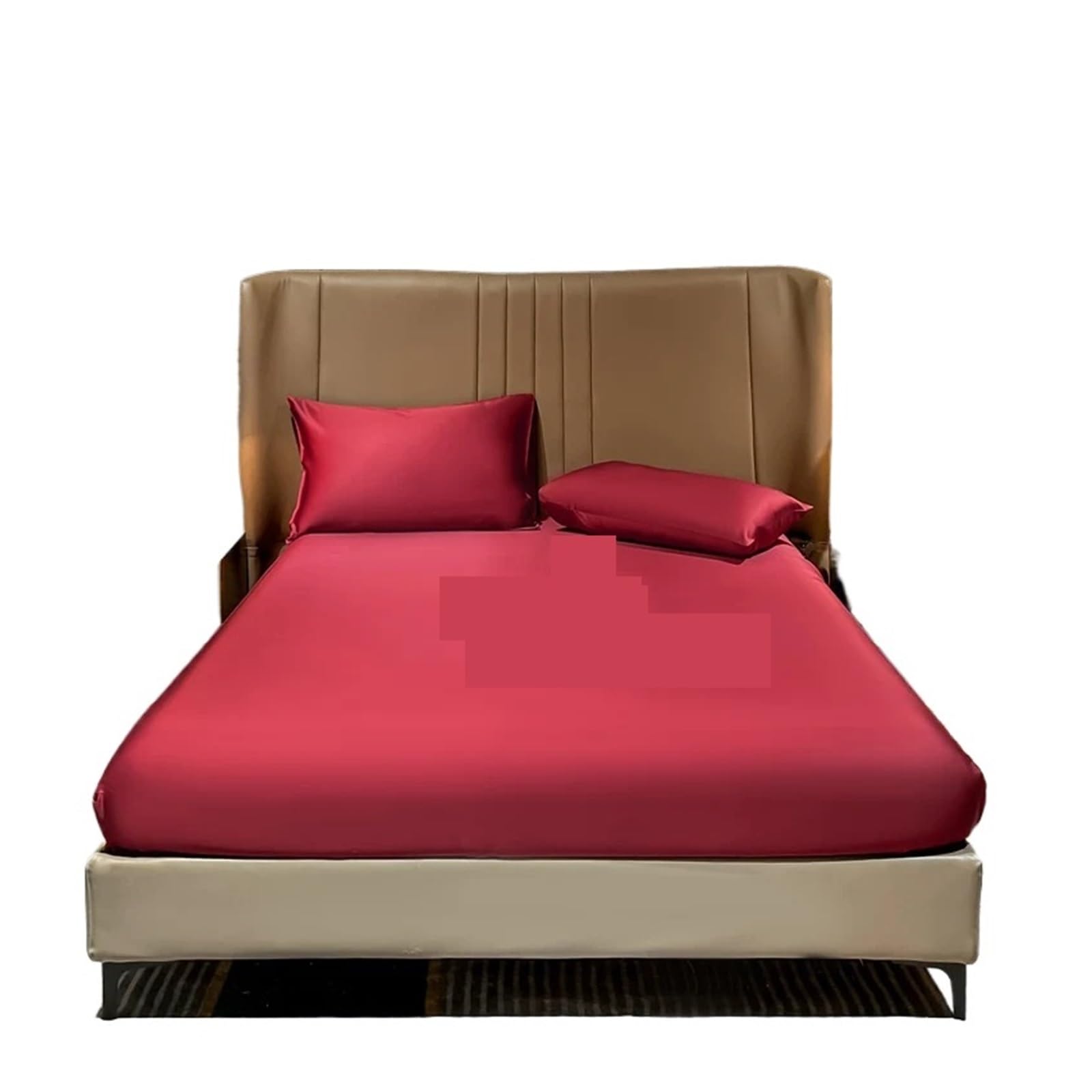 Drap-Housse en Satin Soie multicolore de lit King Size pour grand matelas