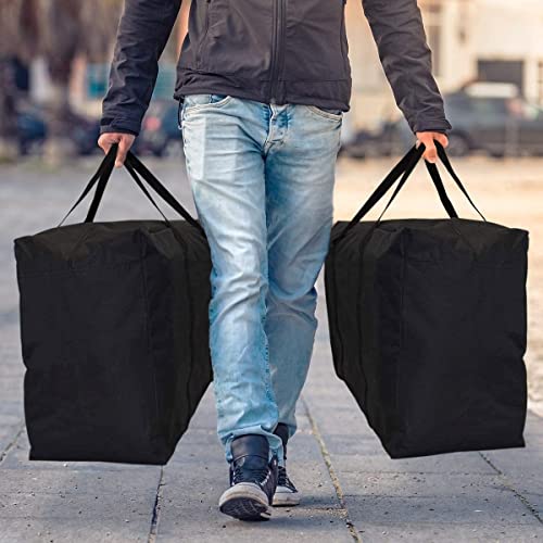 Vioetry Extra Large Moving Bags With Strong Zippers & Carrying Handles, Storage Bags Storage Totes For Clothes thumb #6
